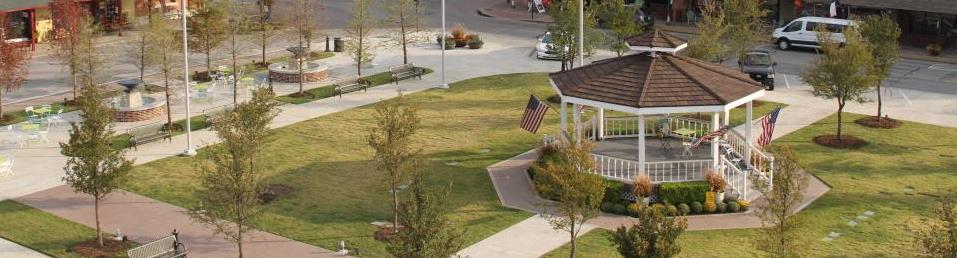 Carrollton residential area with modern homes