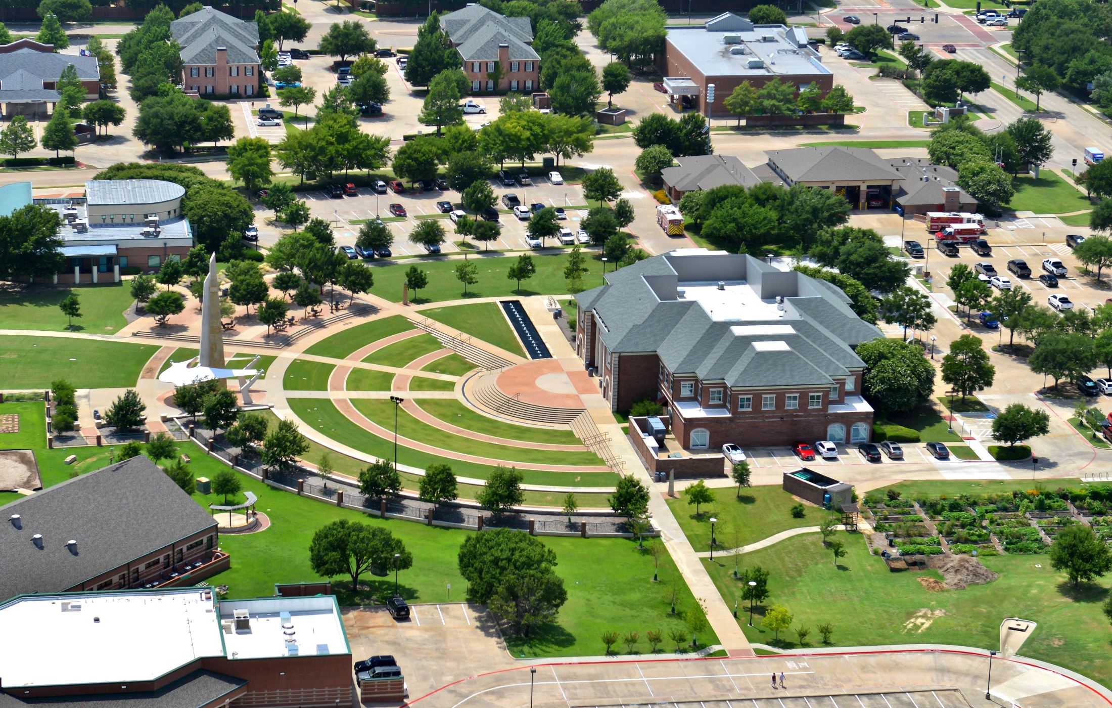 Coppell residential area with modern homes
