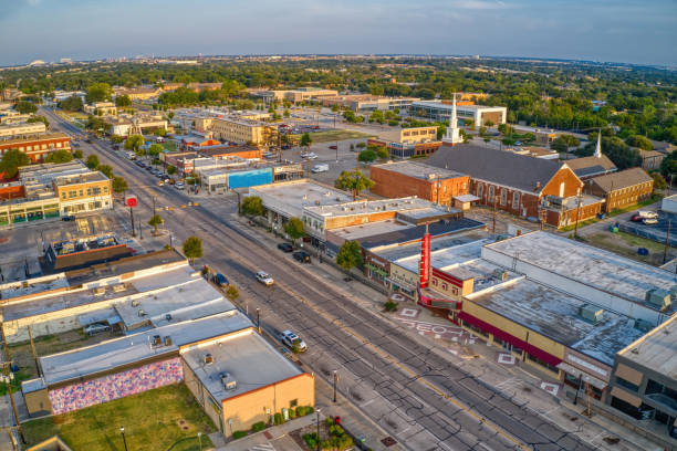 Frisco modern suburban development and shopping